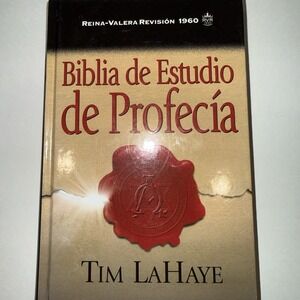Biblia de Estudio de Profecía Tim LaHaye Reina Valera 1960 RVR Hardcover Spanish
